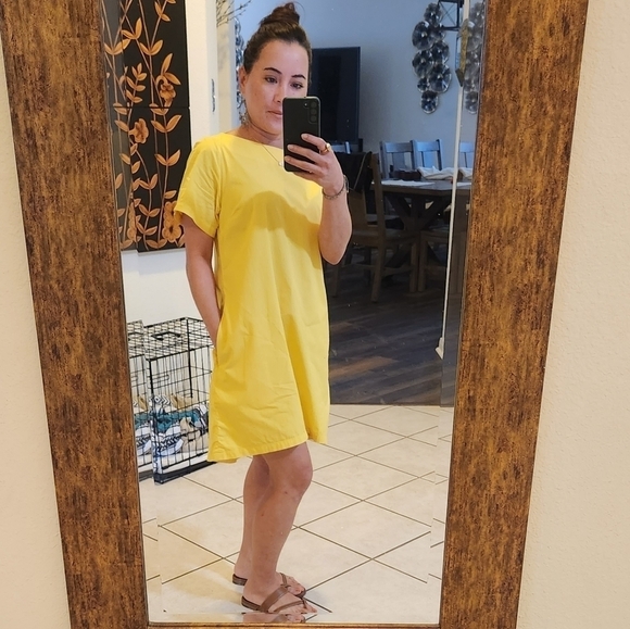 OSMAN Yousefzada CollectiveYellow T-Shirt Dress - Picture 2 of 14